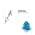 thumbnail image 5 of 14K Gold Plated Drop Dangle Cross Hoop Earrings for Women,Small Hoops Cross Earrings for Men Hypoallergenic Lightweight, 5 of 7
