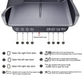 thumbnail image 2 of For Model 3 Highland 2024 Center Console Organizer Tray Under Screen Storage Box Behind Screen Tray Dashboard Organizer Tissue Holder, 2 of 8