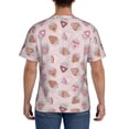 thumbnail image 2 of Rocae Strawberry Cake for Men's Moisture-Wicking Crew Tee - T-Shirt for Sports, Outdoor Activities, and Casual WearMedium, 2 of 9