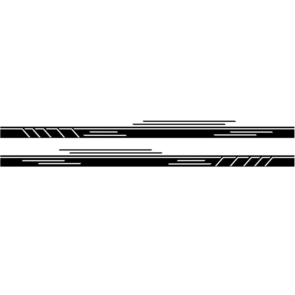 Made In Canada Bar Code Decal Sticker Racing Pair