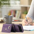 thumbnail image 5 of for Samsung Galaxy Z Flip 4 Wallet Case, Cute Luxury Business Leather Card Slot Card Package Phone Case with Lanyard Hard PC Bumper Anti-Fall Protector for Galaxy Z Flip 4 5G 2022 Women, 5 of 7