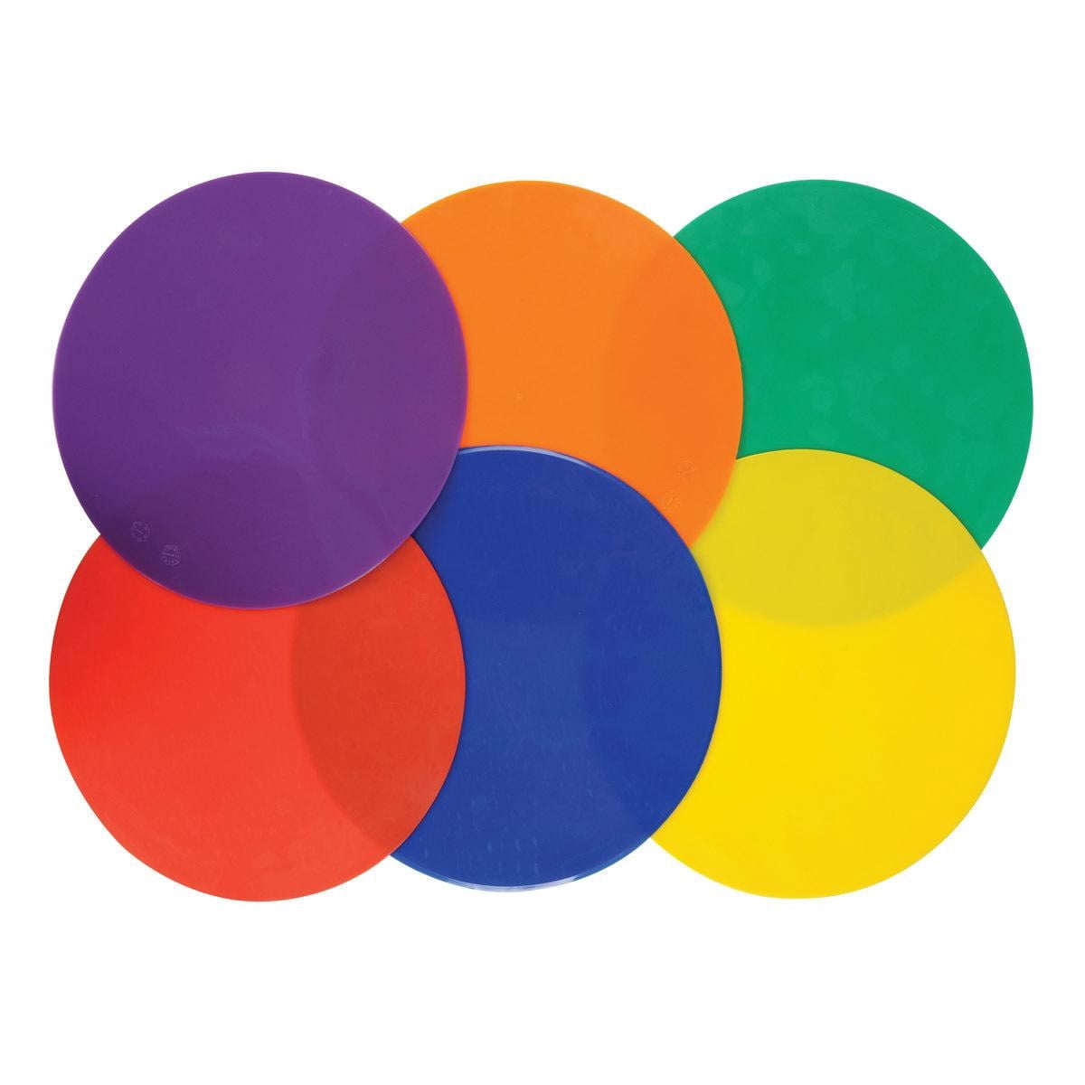 Champion Sports Colors and Shapes Activity Mats Collection -  Set of 18