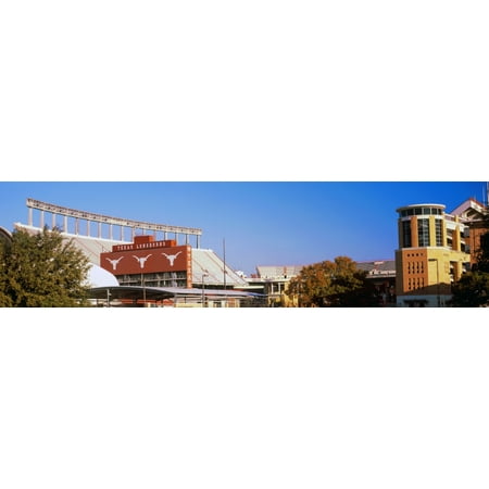- Football stadium in a city Darrell K Royal-Texas Memorial Stadium Austin Texas USA Poster Print