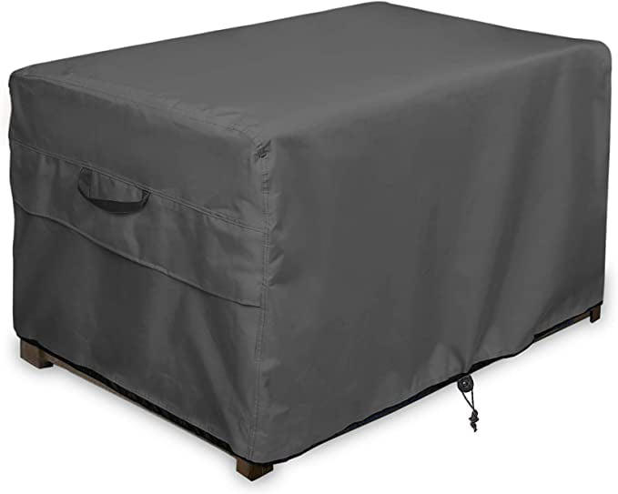 ULTCOVER Patio Deck Box Storage Bench Cover Waterproof Outdoor Rectangular Table Covers 64 x 30 inch 