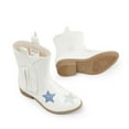 thumbnail image 4 of BURUDANI Girls Star Mid Calf Tassel Boots Cowgirl Cowboy Western Boots, 4 of 5