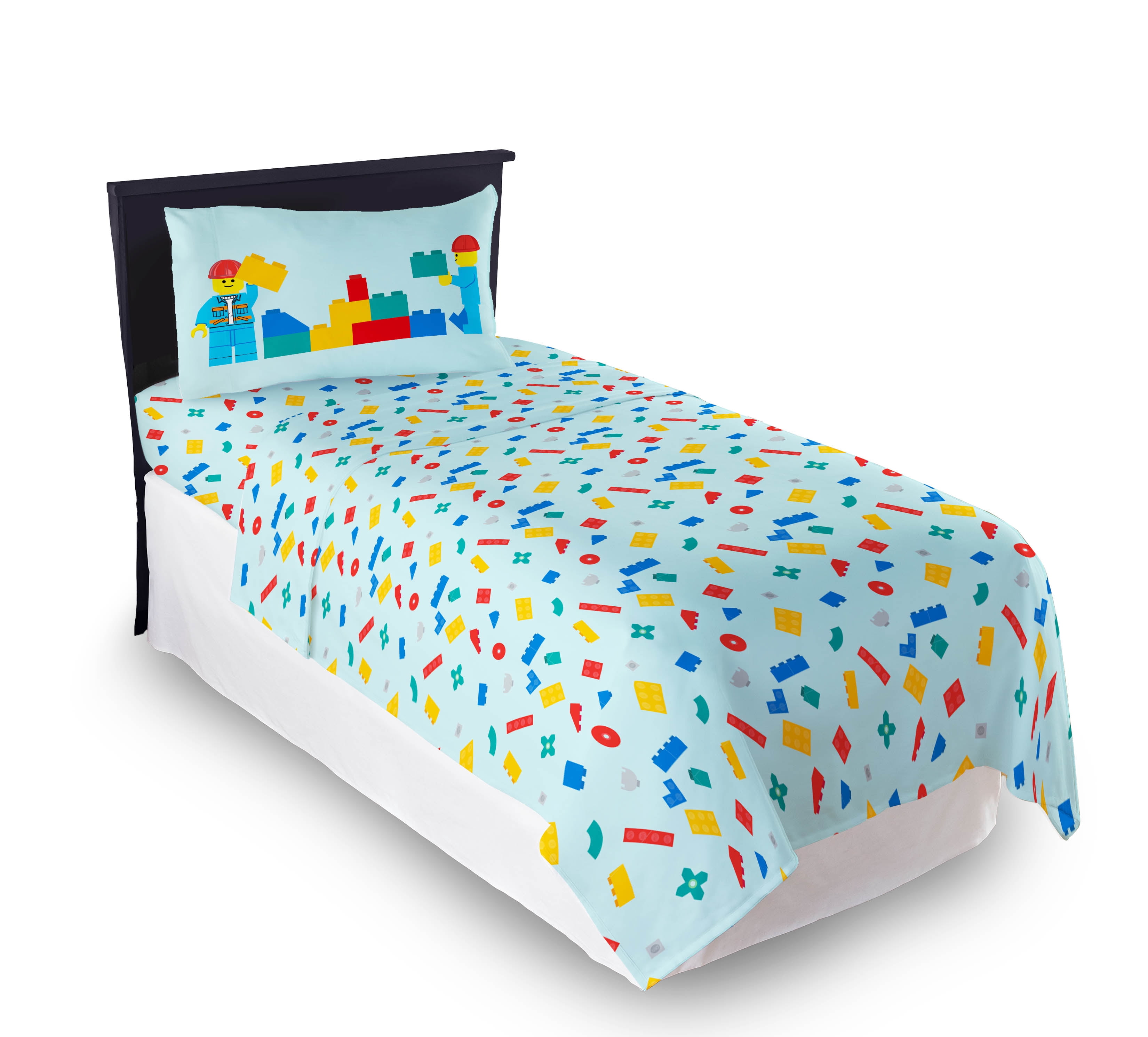 LEGO® Kids 3-Piece Multicolor Bed Sheet Set, Twin