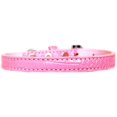 thumbnail image 1 of Wichita Plain Croc Dog Collar Light Pink Size 10, 1 of 1