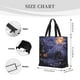 thumbnail image 3 of Balery Mystery House Halloween Night Bolsa de Mano para Mujeres con Cremallera, Bolsa de Gimnasio con Compartimentos, Bolsa para Laptop, Bolsa para Trabajo, 3 of 7