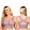 Pink, variant on Women Seamless Wirefree Lifting Shaping Posture Corrector Bras Soft Padded Full Coverage T-Shirt Bra for Senior Comfy No Underwire Pull On Support High Impact Yoga Workout Bralette Beige L