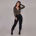thumbnail image 2 of Pantalones casuales de mujer de estilo europeo y americano de otoño e invierno, 2 of 6