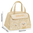 thumbnail image 3 of Xihbxyly Bolsa de Picnic para Exteriores, Diseño con Aislamiento Térmico, Gran Capacidad, Interior Hermético, Cómodas Correas de Transporte, Perfecta para Acampar, Viajar y Hacer Barbacoas. Tamaño: 2, 3 of 6