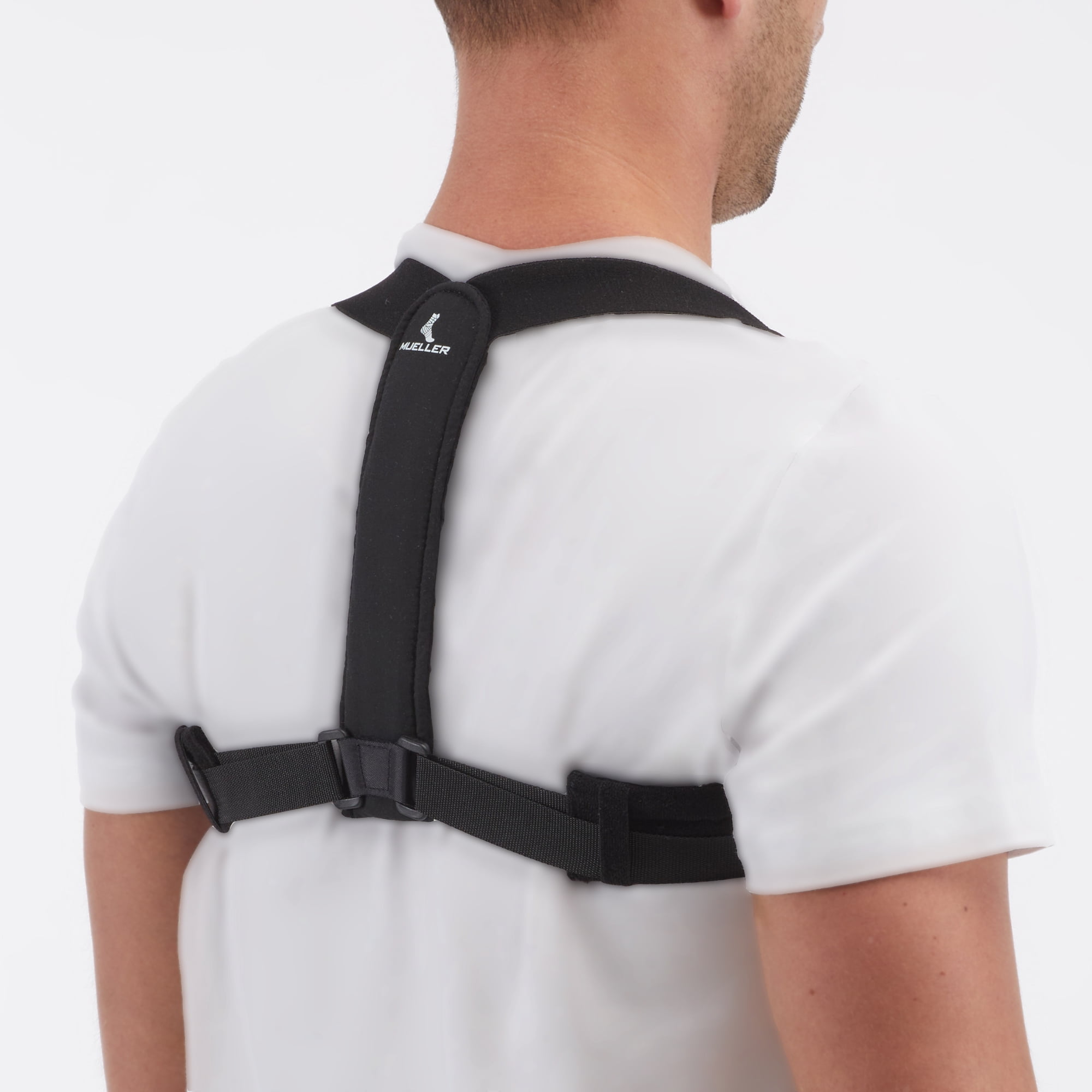 Mueller Sports Medicine Adjustable Posture Support, Black, Unisex