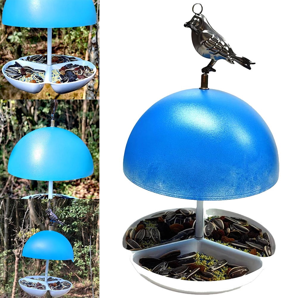 Wuweikeji Attractive Outdoor Mushroom Bird Feeder: Attract Birds to Your Garden