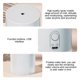 thumbnail image 4 of Mini humidificador 2W 260ml Difusor de niebla ajustable LED Humidificador de aire portátil con luz nocturna colorida, Rosa Yuarrent HA006395-02B, 4 of 6