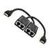 thumbnail image 1 of par sobre RJ45 CAT5e CAT6 UTP LAN Ethernet extensor repetidor 1080P 3D a 100 pies remitente y receptor, 1 of 3