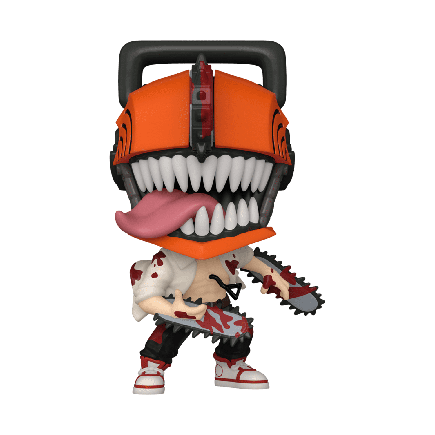 Funko POP! Animation- Chainsaw Man - Chainsaw Man with Possible Chase (Bloody) Collectible Vinyl Figure