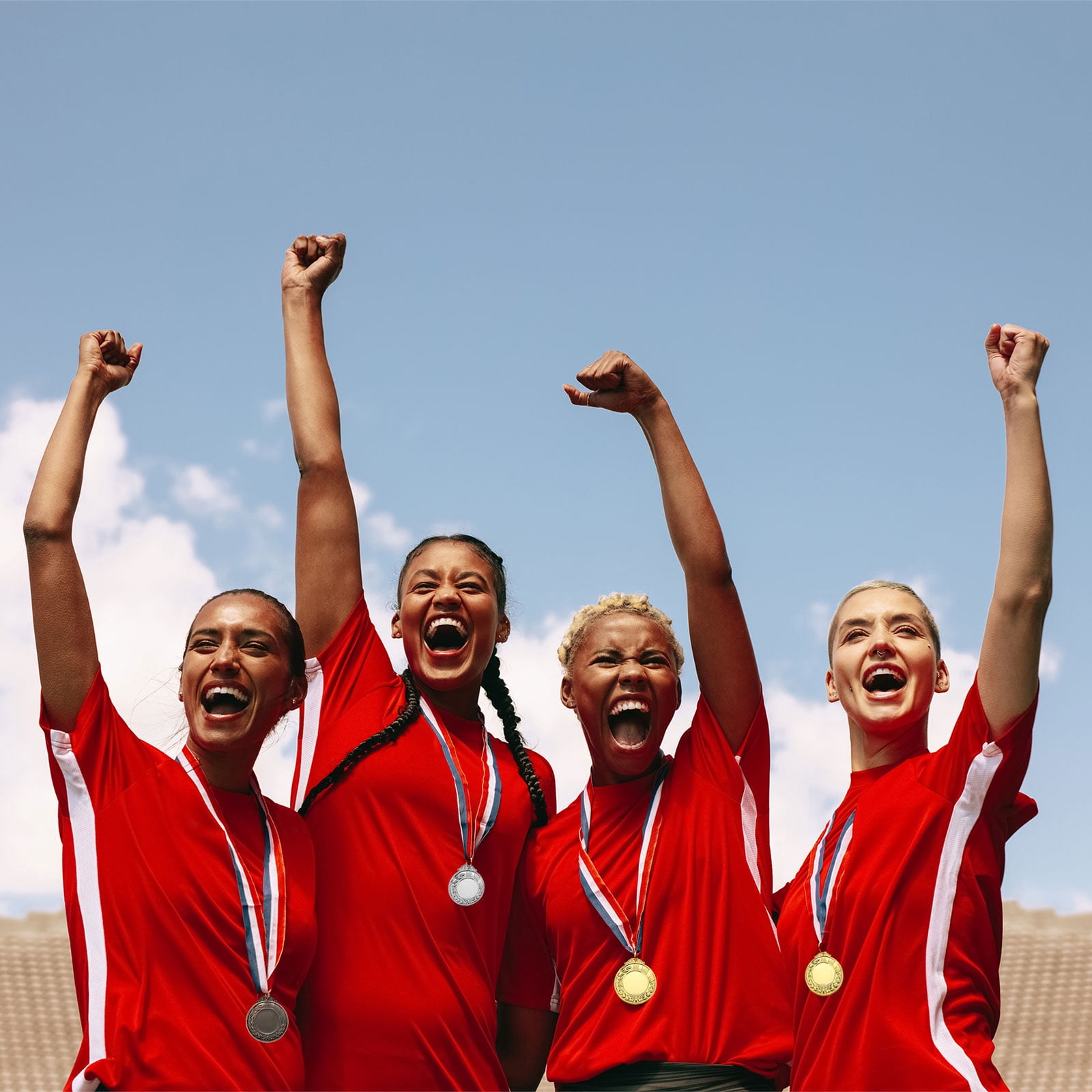 Uxcell Blank Award Medals, 10 Pack Silver Award Medal with Neck Ribbon, Make Your Medals Kit