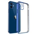 thumbnail image 4 of Luxury Square Silicone Clear Phone Case For iPhone 11 12 13 Pro Mini Xs Max X Xr Se 2020 7 8 Plus Soft Cover Plating Farme Shell, 4 of 5