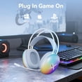 thumbnail image 6 of VEATOOL G5 Wired USB Gaming Headset,7.1 Surround Sound Gaming Headphones,Vibrant RGB - Game/Chat Balance, Over Ear Headphones with Noise Canceling Mic for PC, PS5/PS4, Laptop, Mac, 6 of 8