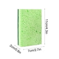 thumbnail image 3 of JWshufel Multipurpose Non Stick Cookware Scratch Sponge Pack for Kitchen Bathrooms and Home Cleaning with Long Lifespan Safe for Dishwasher Use Includes 10 Cellulose Sponges, 3 of 8