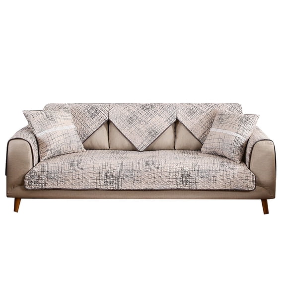Light Gray Decorative Sofa Protective Cover for Living Room - 70x70CM