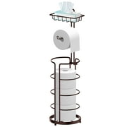 Fuleadture Toilet Paper Holder Stand in home-(Bronze)