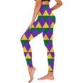 thumbnail image 3 of Leggings geométricos retro de los años 80, pantalones de yoga push up con estampado artístico de Memphis, leggings elásticos elegantes, leggings deportivos para correr con gráficos, 3 of 5