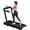 Black and Silver, variant on LA famille Exercise Treadmill 2 in 1 Folding Treadmill, 2.25HP Under Desk Electric Treadmill, Installation-Free, Remote Control, Running Machine with Dual Display, Walking Jogging for Home Office