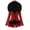 Red, variant on Women's Winter Coat Long Hooded Overcoat - Thick Warm Lining Full Sleeve Casual Outerwear for Cold Weather Commutes