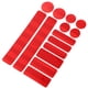 thumbnail image 1 of 14uds Universal Reflectantes Pegatinas para Casco para Bicicleta Coche Rojo, 1 of 1