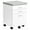 White, variant on File Cabinet Rolling Mobile Printer Stand Office Work Laminate Grey