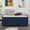 Antique Navy, variant on Retro Shoe Storage Bench with Soft-Close Doors, Storage Chest with Hidden Storage and Cushion, for Entryway, Hallway, Living Room, Espresso