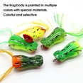 thumbnail image 4 of 5cm12g Fishing Lure Bait Double Hooks Far Throwing Long Service Life Frog Lure Soft Tube Bait for Fishing Enthusiast, 4 of 7