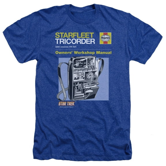 Star Trek - Tricorder Manual - Heather Short Sleeve Shirt - XXX-Large