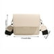 thumbnail image 3 of Bolso de hombro informal para mujer | Bolso bandolera ajustable | Bolso de piel sintética para el trabajo y viajes | Negro, blanco, verde, marrón y café, 3 of 6