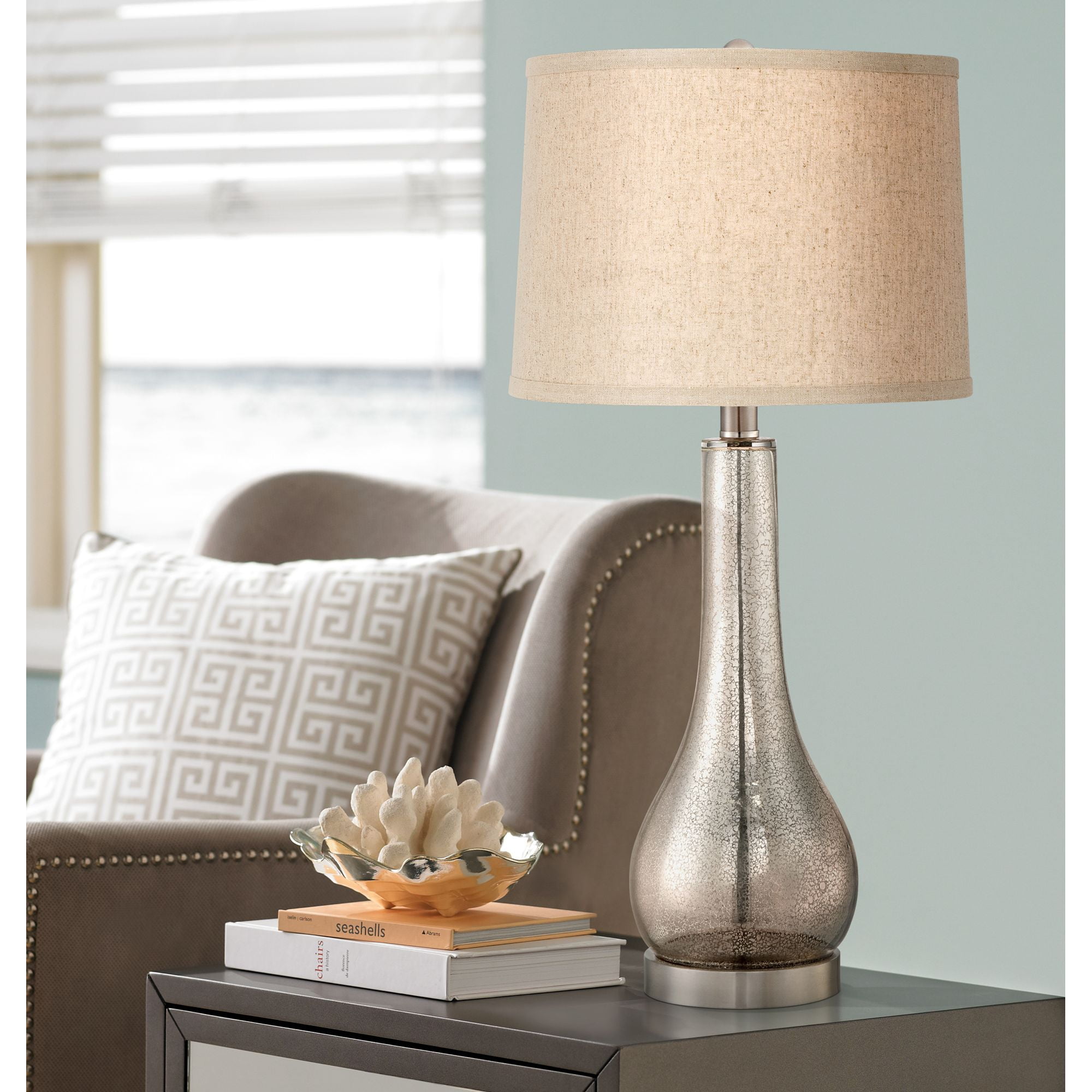 taupe bedside lamps