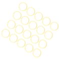 thumbnail image 2 of 20Pcs Book Binder Ring Flexible Loose Leaf Buckle 30mm Paper Single Ring for Cards FilesYellow, 2 of 8