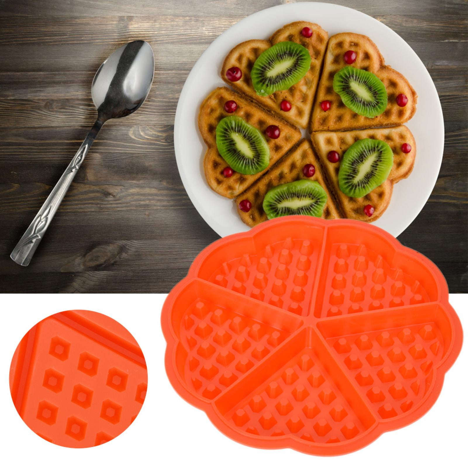 Moule à Gaufres Tupperware Silicone 4 Parts - Couleur Chocolat - Occasion