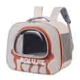 thumbnail image 4 of Xuanheng Chat Sac à Dos Bandoulière Réglable Unique Sac de Voyage Chat Sac de Chien Rouge, 4 of 8