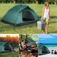 thumbnail image 3 of 4 Person Camping Tent, GVDV Instant Easy Pop up Tents for Camping Family, 110" x 87" x 51", Green, 3 of 10