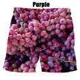 thumbnail image 3 of Pantalones cortos de verano para hombre y mujer, con estampado 3D de frutas, informales, geniales, gran oferta, 3 of 5