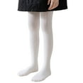 thumbnail image 2 of ATOGUTA Little Girls Tights Size 0-12 Soft Tights Ballet Uniform Student School Tight White, 2 of 3
