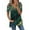Brown, variant on Womens Plus Size,Women Fashion Solid Color Casual V-Neck Short Sleeve Loose T-Shirt Tops