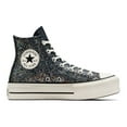 thumbnail image 2 of Converse All Star Lift Women's Suede Platform High-Top Sneakers Color: Utility Size: 7.5, 2 of 4