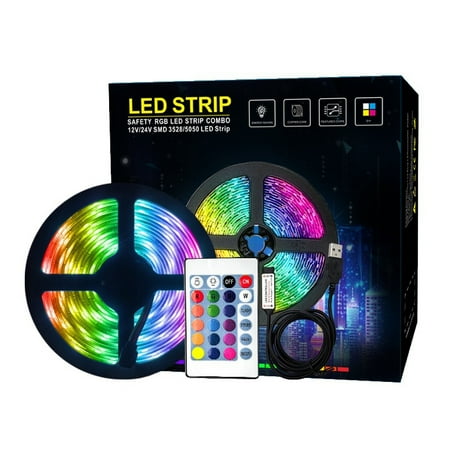 

Tv Led Backlight Strip 5050Smd Rgb Flexible Led Lamp Tape Ribbon 5M Desktop Screen Led Strip Lights for Bedroom