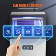 thumbnail image 3 of VEVOR Commercial Ice Maker 120lbs/24h,Ice Machine with 33lbs. Storage  Stainless Steel, Includes Scoop and Connection Hose, 3 of 9