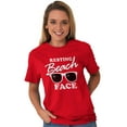 thumbnail image 5 of Resting Beach Face Summertime Vibes Women's Graphic T Shirt Tees Brisco Brands M, 5 of 5
