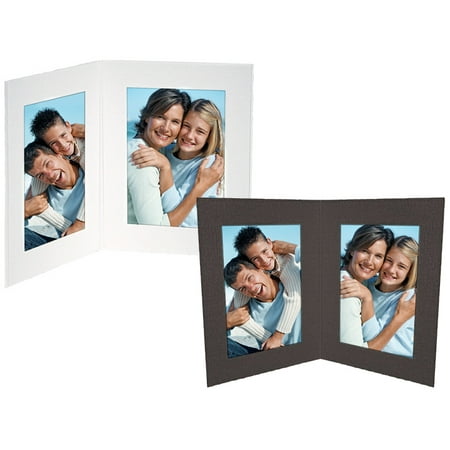 vertical double cardboard folders pack 5x7 walmart