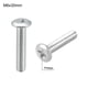 thumbnail image 3 of Tornillos de cabeza Phillips M6x30mm, zincados, sujetadores de tornillo de cruz, tornillos de rosca completa de acero al carbono, 10Pcs, 3 of 4