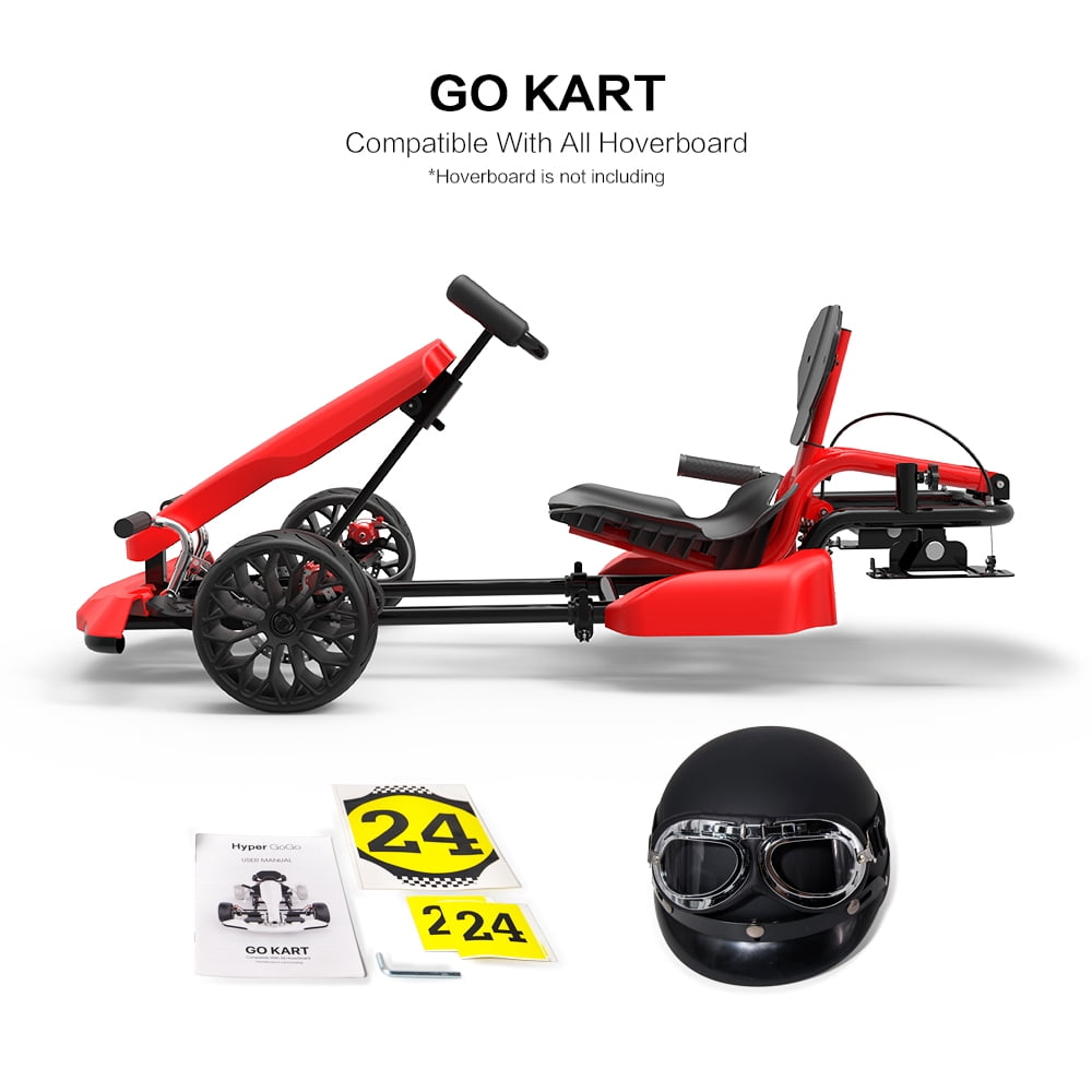 HyperGoGo Scooter Attachment, Go Kart Conversion Kit for Hoverboards, Self Balancing Scooter, Safe for Kids Adults, Compatible with All Hoverboards except Xiaomi, Hoverboard Not Included